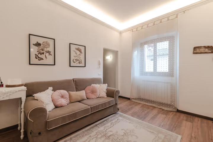 Ferienwohnung La Finestra Sul Borgo Dimora Storica Laterina Exterior foto